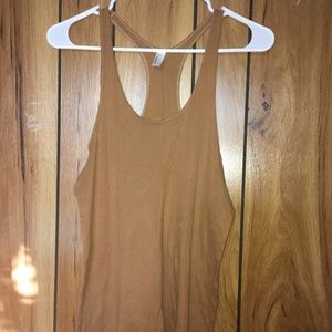 Racerback tank nude/brown
